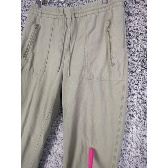 C&C CALIFORNIA Pull-On Jogger Pants Womens Size M Green Granola Gorp Outdoor - Picture 8 of 13